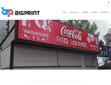 Tablet Screenshot of bigprintsigns.com